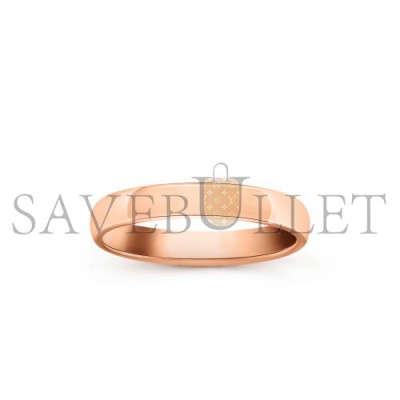 VAN CLEEF ARPELS TENDREMENT WEDDING BAND, 3 MM - ROSE GOLD  VCARO9Y300