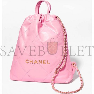 CHANEL 22 BACKPACK AS3859 B08037 NM368 (34*29*8cm)